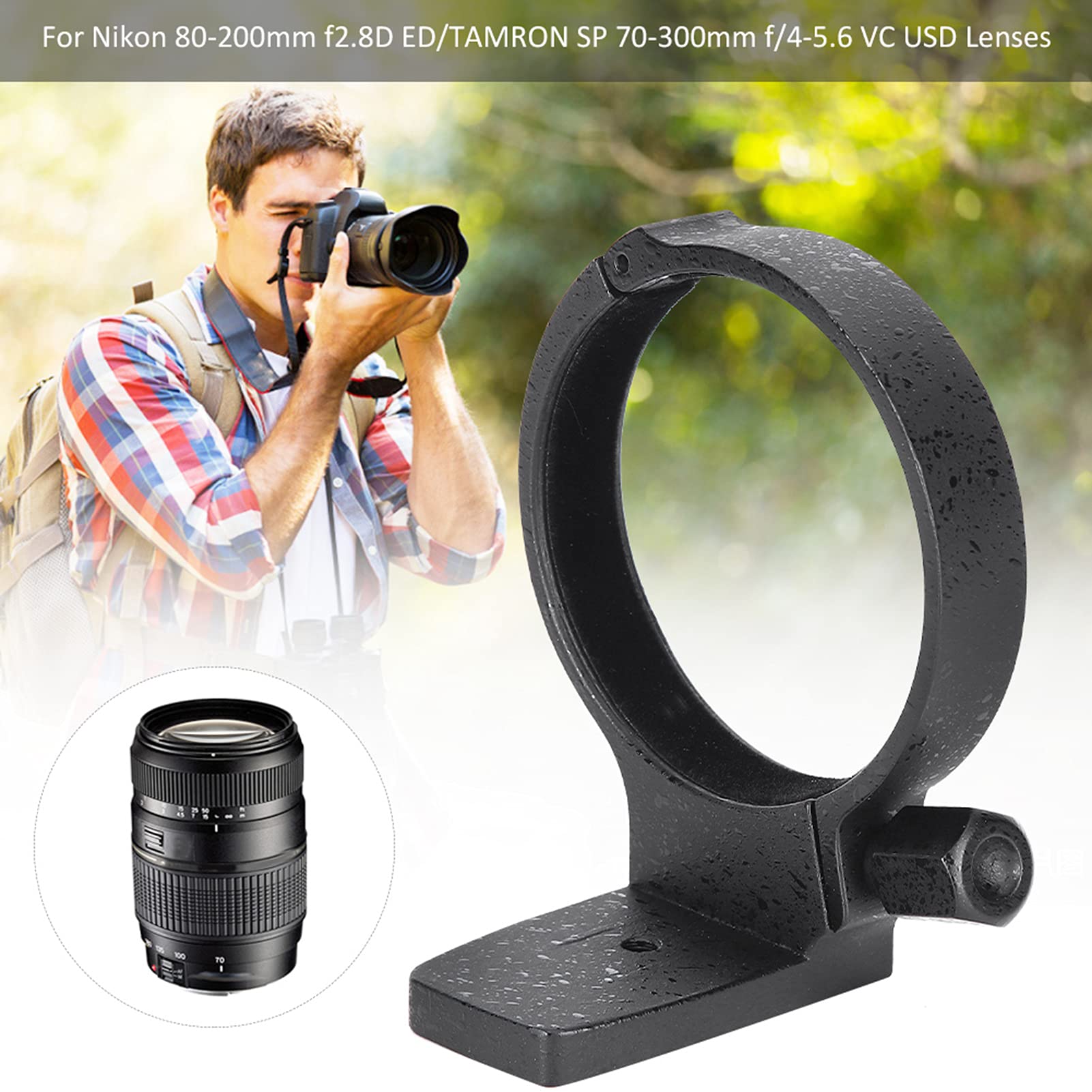 Pilipane for Long-Lasting Aluminum Lens Mount for 80 200mm f2 8D ED/SP 70 300mm Lenses