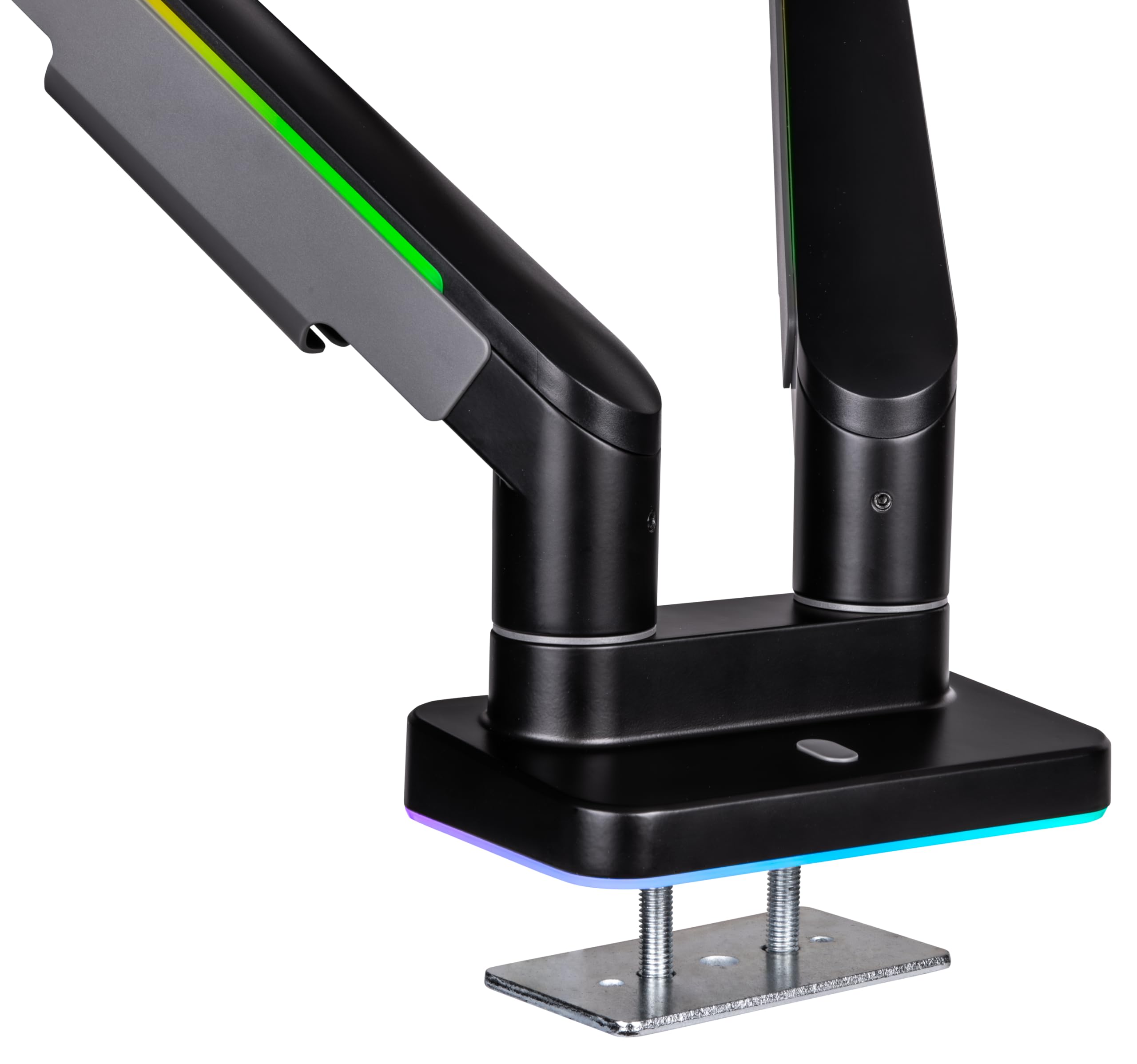 モニターアーム 耐荷重14kg サンプル品 デュアル RGB Amazon.co.jp: Thermaltake デュアルヘビーデューティーRGBモニター