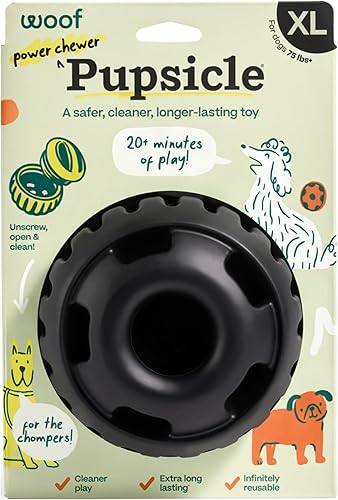 Miniatura 9 de Power Chewer Pupsicle - Grande 25-75 lbs - Juguete duradero para perros - Fácil de limpiar - Juguetes para perros para masticadores agresivos
