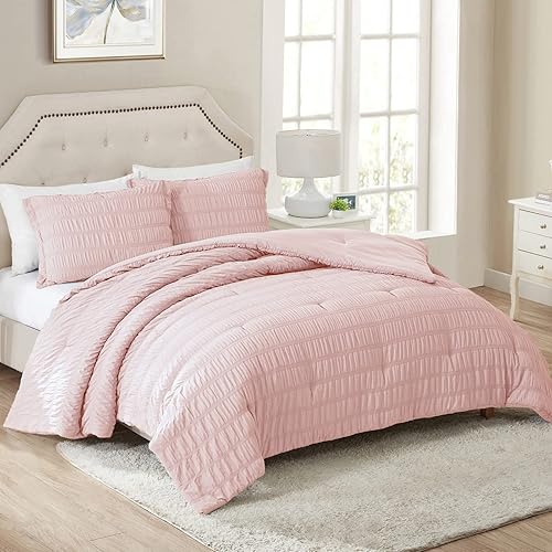 Walensee Juego de edredón de sirsaca tamaño individual 100 poliéster suave lavable microfibra con 1 funda de almohada juego de edredón ligero y