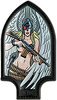Vista 8 de M-Tac Morale Patch Valkyrie – Parche militar táctico de PVC con cierre de gancho en la parte trasera – Parches para chaleco, mochilas, sombreros
