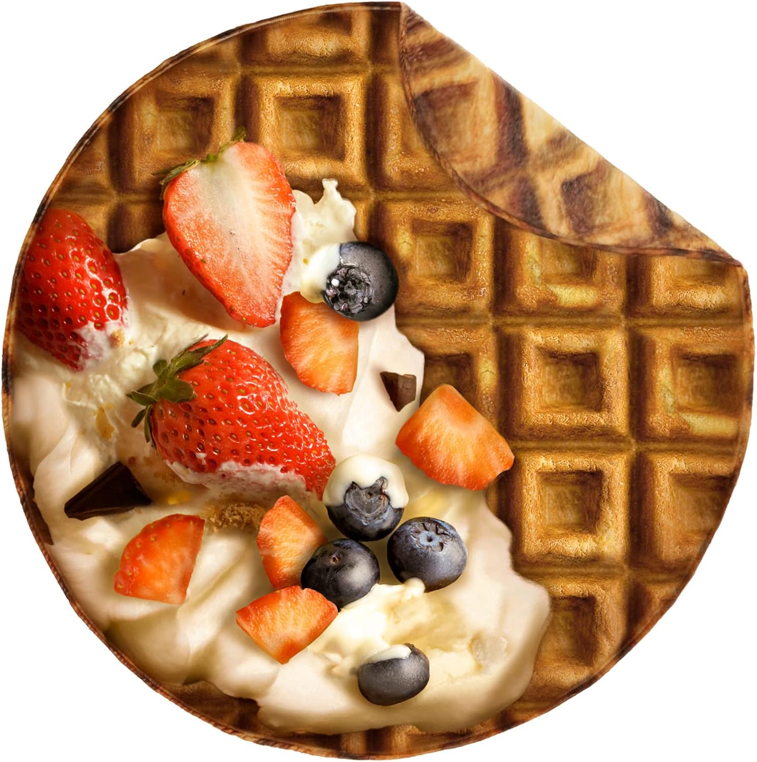 Bnuitland Waffle Funny Blanket,300 GSM Double Sided Giant