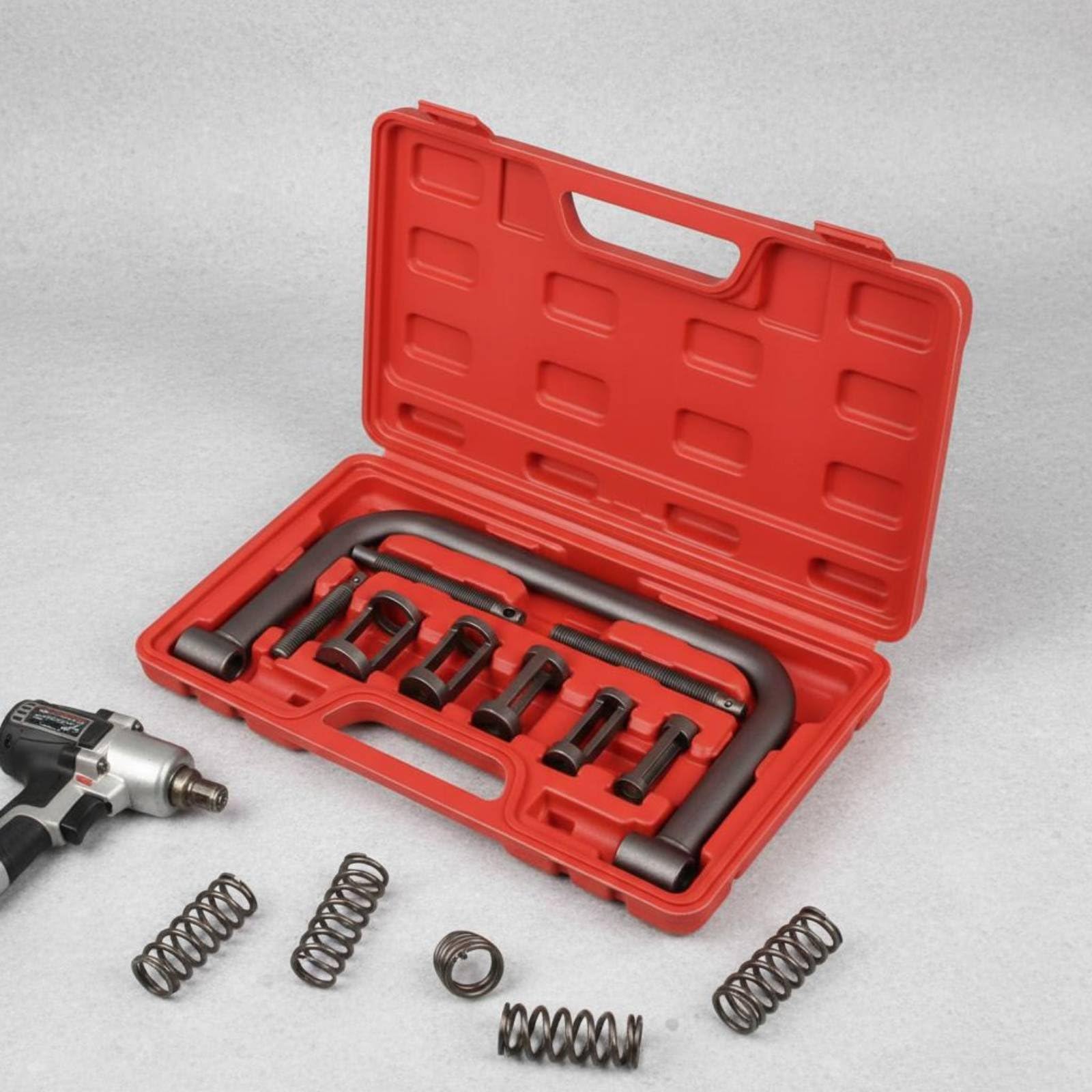 Ronyme Compressore Molle Valvola Attrezzo Motore Kit Valvole Tendi Valvola con a Presa Stabile Adatto per Interventi Auto Fai da Te