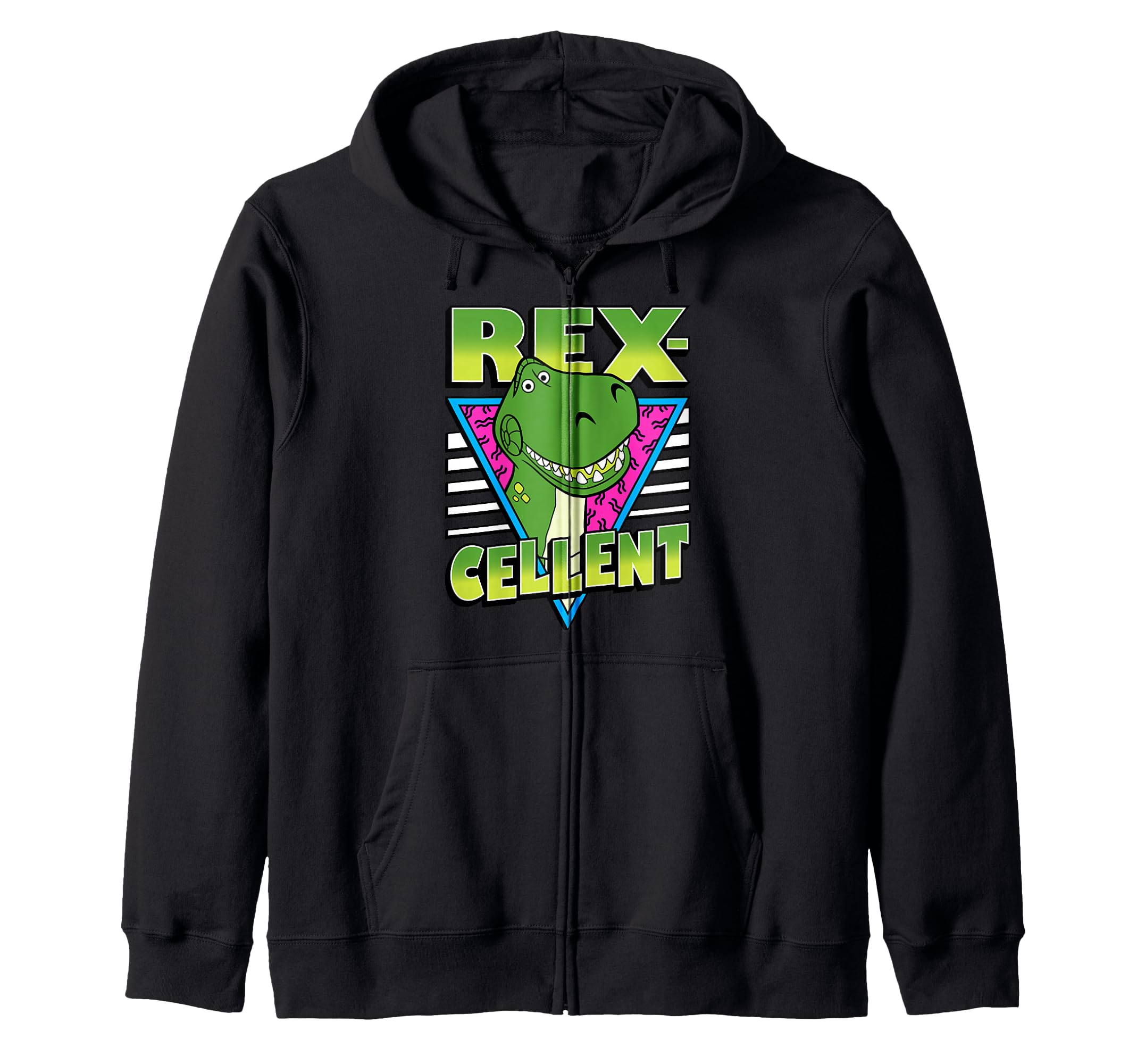 Disney Pixar Toy Story 4 Retro REX-Cellent Portrait Zip Hoodie