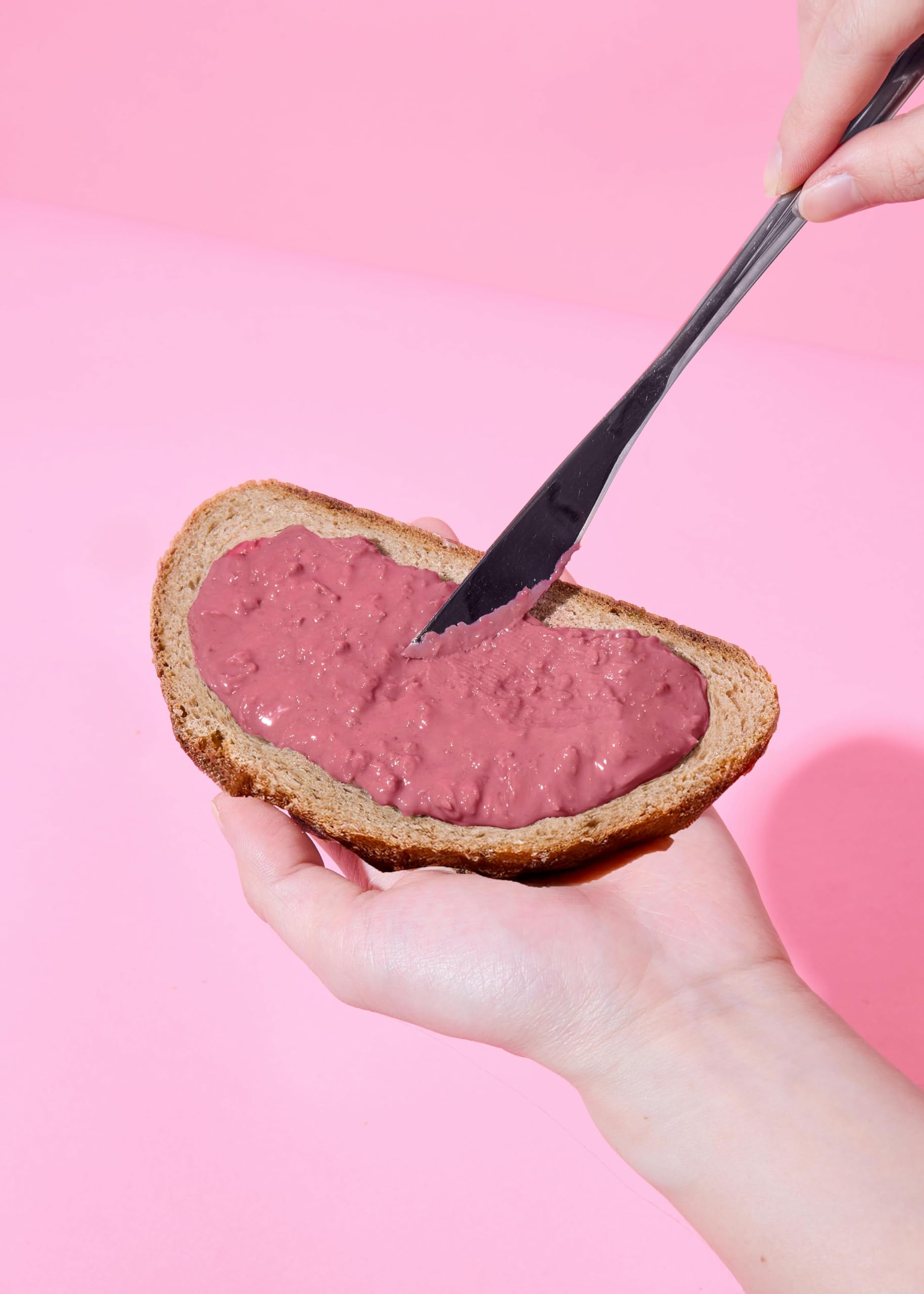 KoRo - Crema spalmabile proteica ai lamponi crunchy vegan 500 g - 62% di frutta secca - Senza olio di palma - Fonte di proteine vegetali