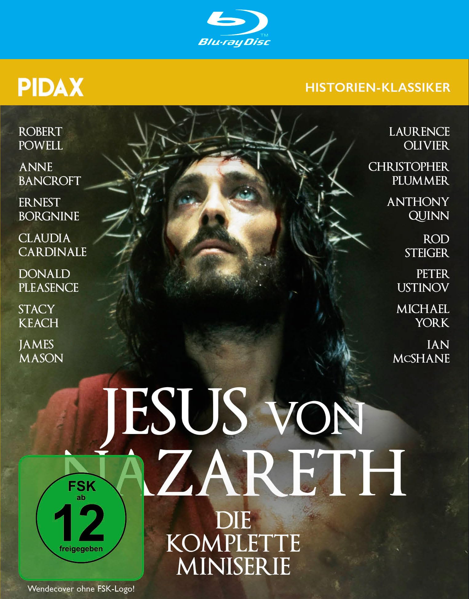 Jesús de Nazaret Miniserie Completa en Blu-ray de 4 Episodios Edición Importada