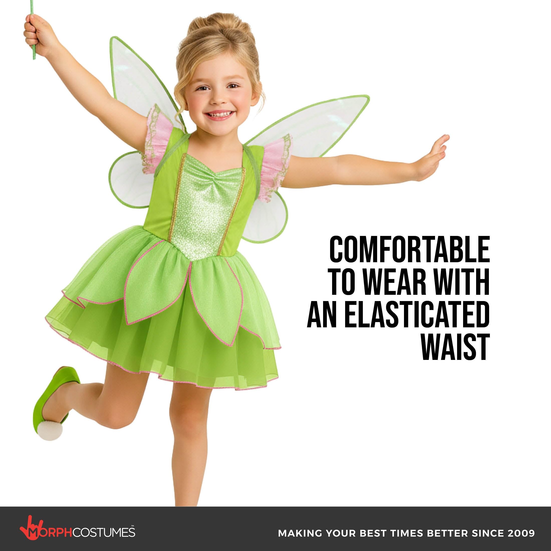 Morph Costume Fatina Bambina, Costume Halloween Bambina
