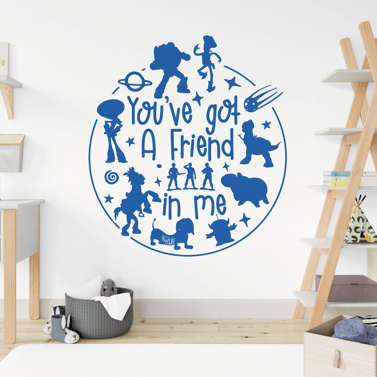 You've Got a Friend in Me - Story Inspired Children's Vinyl Wall Decal Sticker [Large] [Marina]