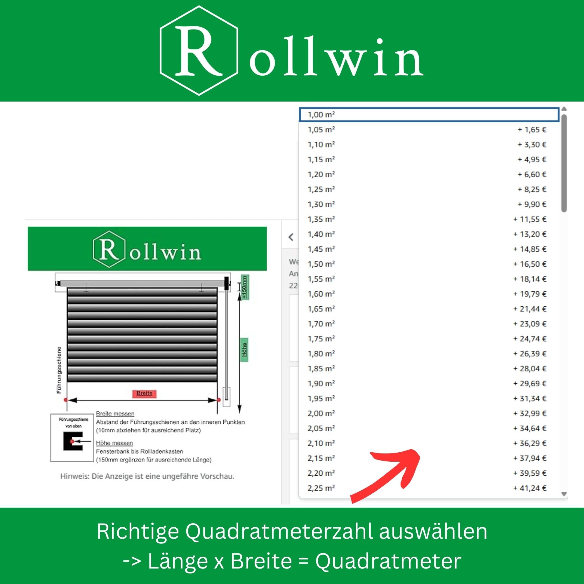 ROLLADEN PVC nach Maß Rolladenpanzer Kunststoff Rollladenpanzer Lamelle mit Hohlkammer | Rollladenfenster Rollladentür | Rollladen DEUTSCHE Produktion zum Einbauen Hier Konfigurieren »»