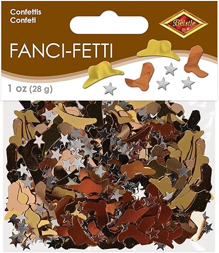 Miniatura 5 de Fanci-Fetti iconos occidentales (cobre, oro, plata) accesorio de fiesta (1 unidad) (1 onza/paquete)