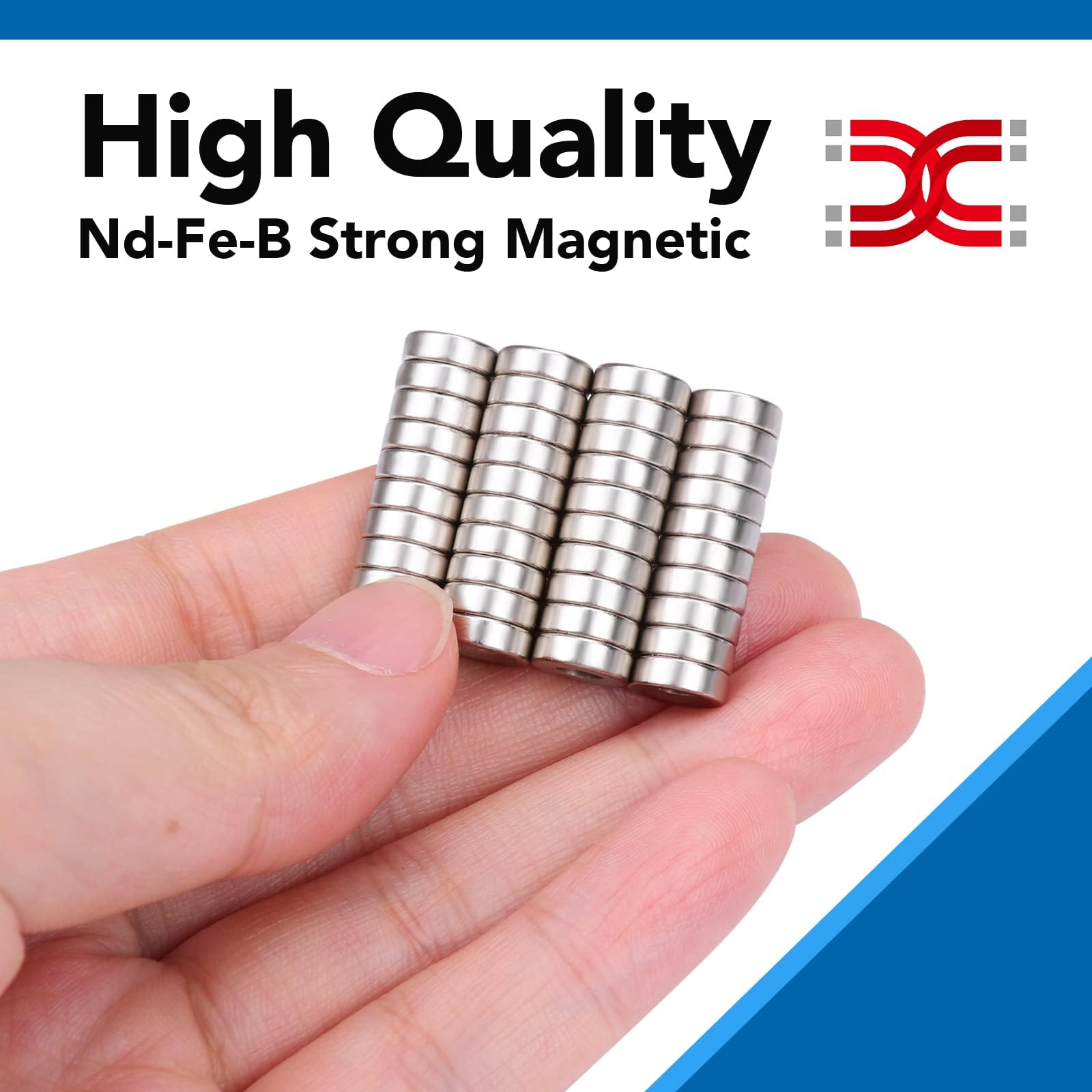 LOVIMAG 60Pack Round Rare Earth Neodymium Countersunk Magnets with Screws — Amazon image 4