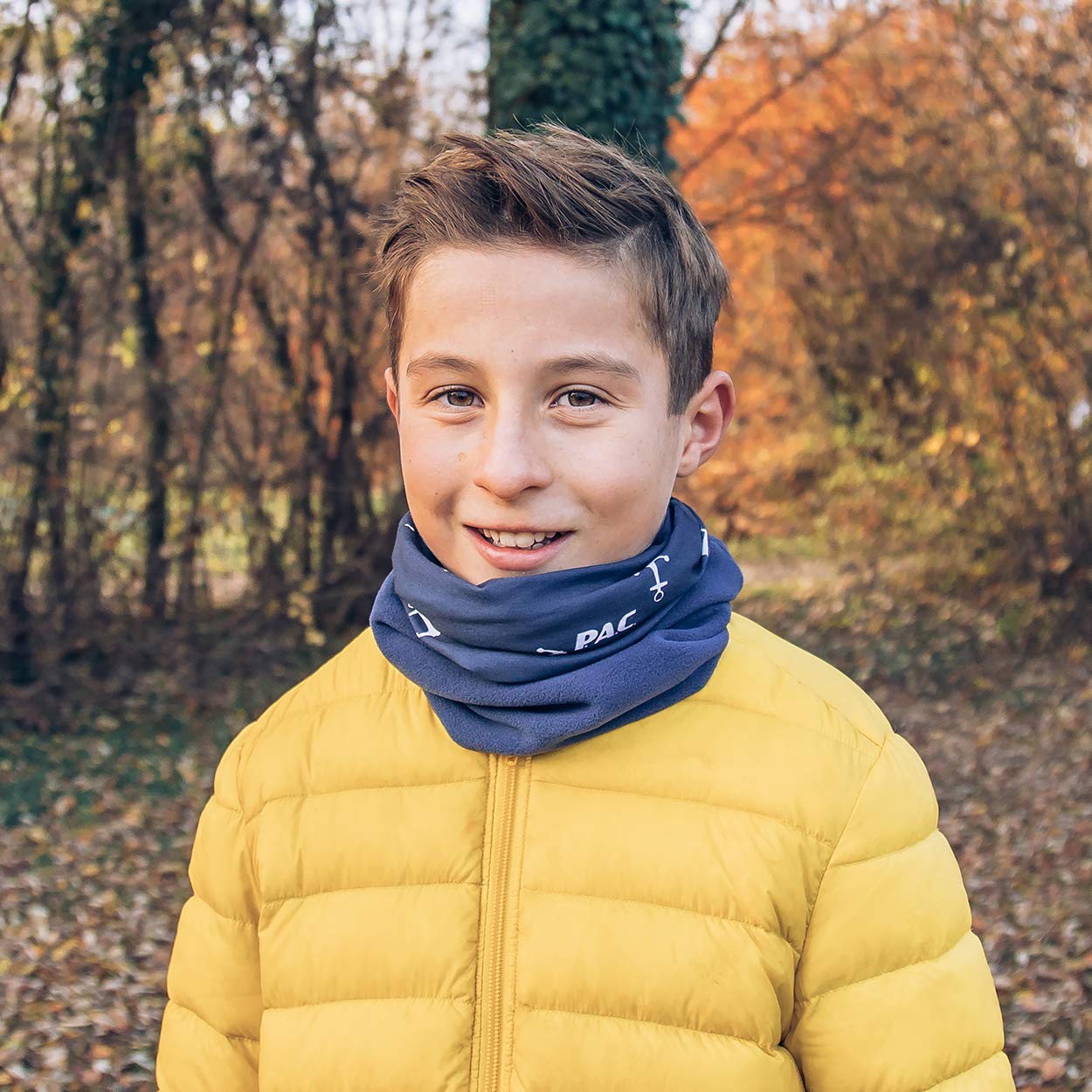 P.A.C. Kids Fleece Multifunktionstuch - Outdoor, Ski, Halstuch, nachhaltiges Schlauchtuch, Kinder, viele Tragevarianten