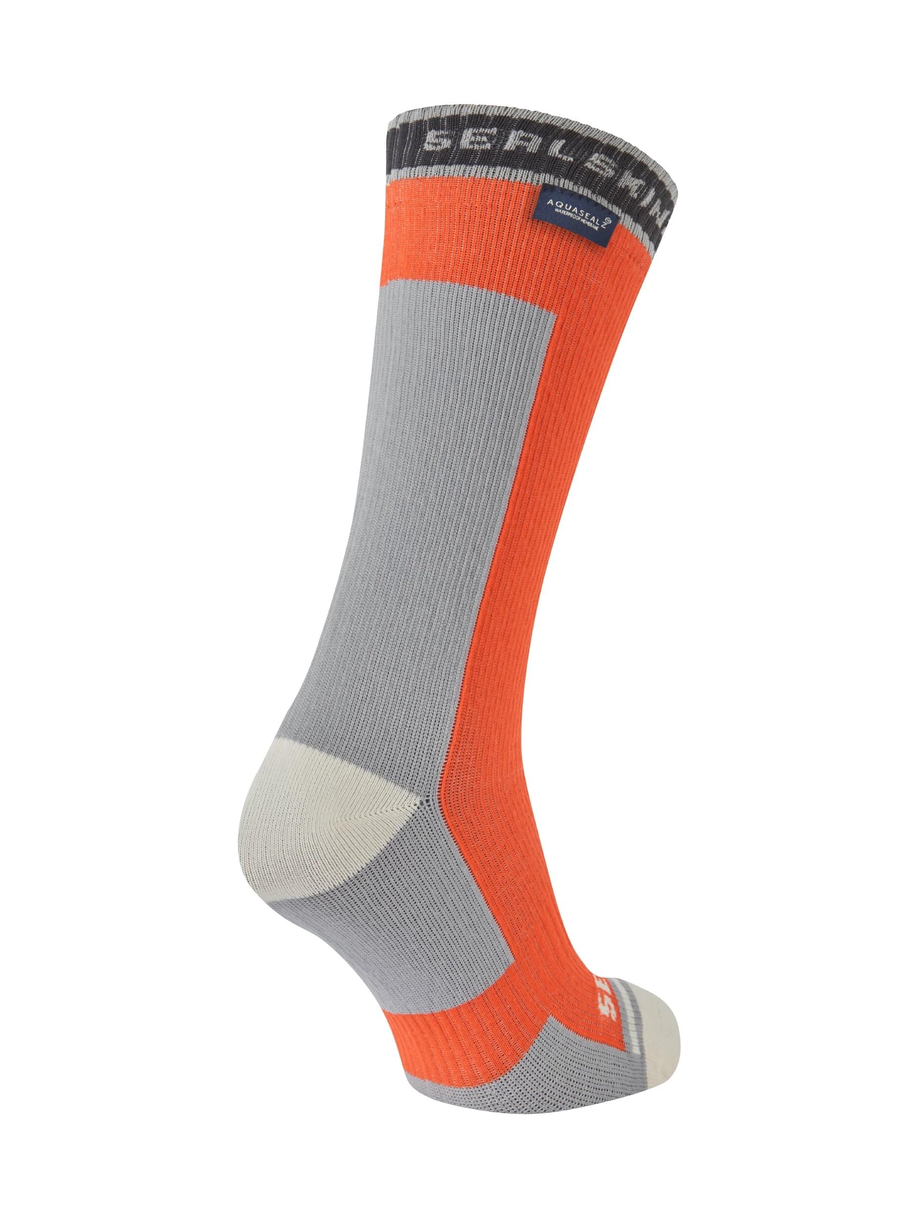 SEALSKINZ Holverstone Waterproof Mid Length Lightweight Running Sock