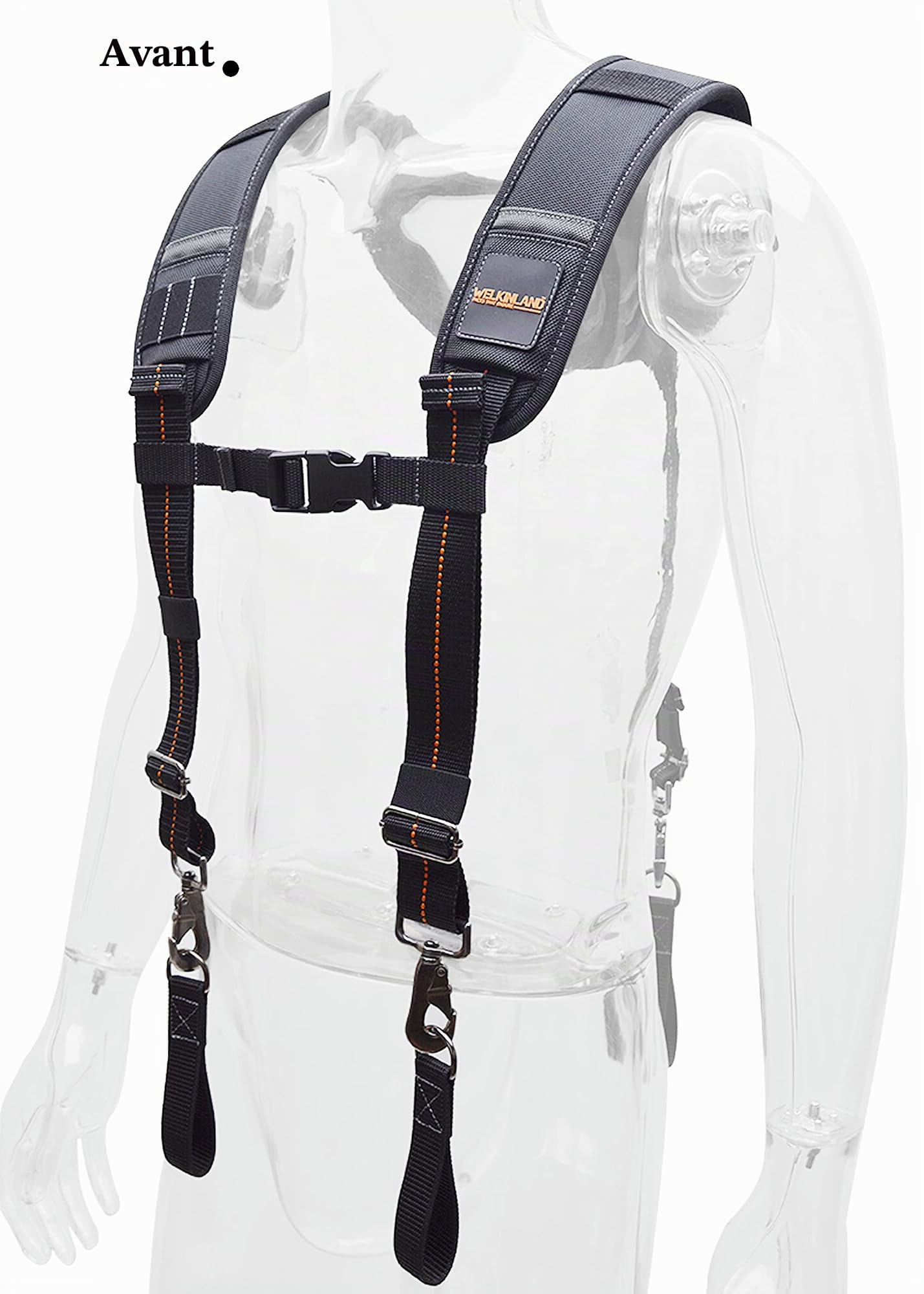 WELKINLAND Bretelles de ceinture à outils pour homme, bretelles de sac à ongles, sac à outils, bretelles de charpentier