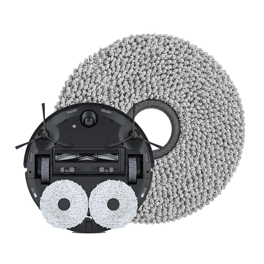 ECOVACS Replacement 2 pcs Mop Pads for DEEBOT X1 Omni/X1 Turbo/T20 Omni/T10 Omni/X2 Omni/T30S/N30 Pro Omni/N30 Omni/T30S AI/T30S Pro/T30S CARE/T50/Yeedi m12 pro+ Deebot-image-43