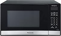 Vista 13 de Panasonic NN-SB438S Horno de microondas compacto, 0.9 pies cúbicos, Acero inoxidable negro