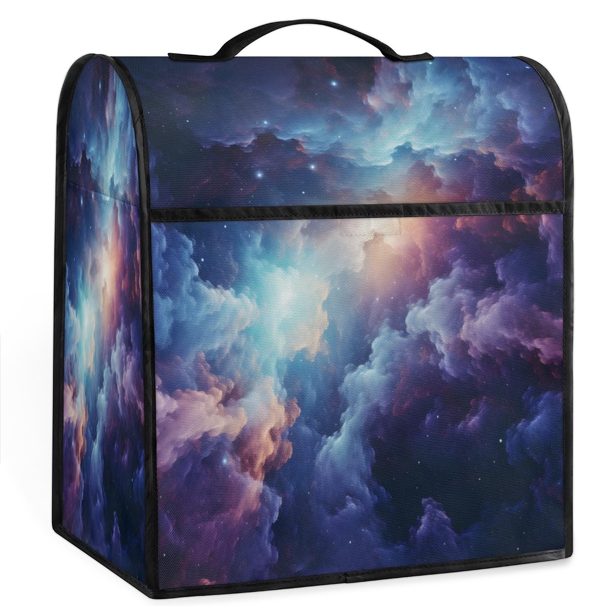 Coffee Maker Cover Universe Nebula Kitchen Appliance Covers Small Appliance Covers Blender Cover Juicer Cover Dust Covers for Kitchen Appliances with Top Handle and Pockets,Washable,C564