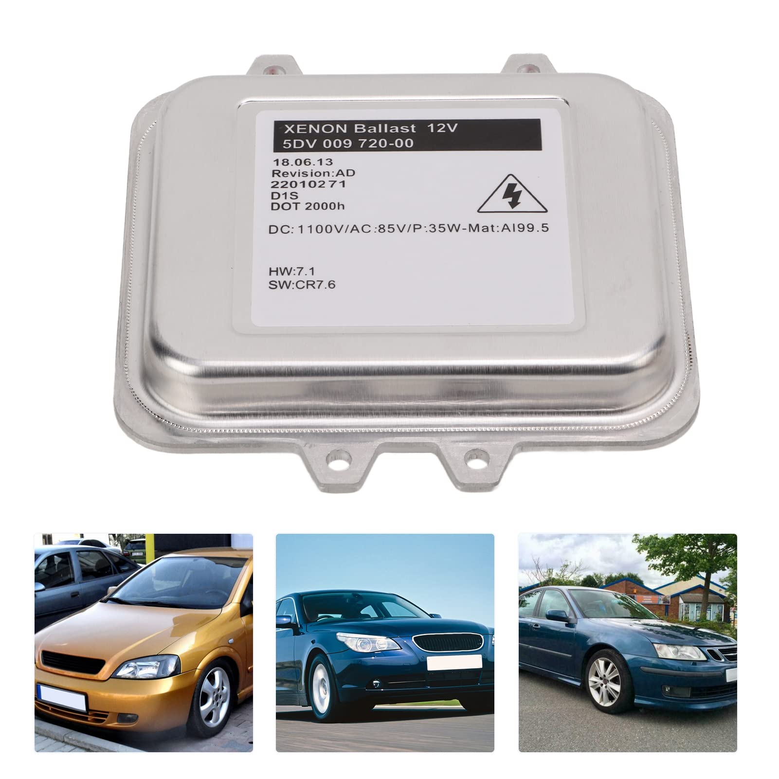 Aiyomi Module de commande de ballast xénon HID pour Opel Astra J 5DV009720-00
