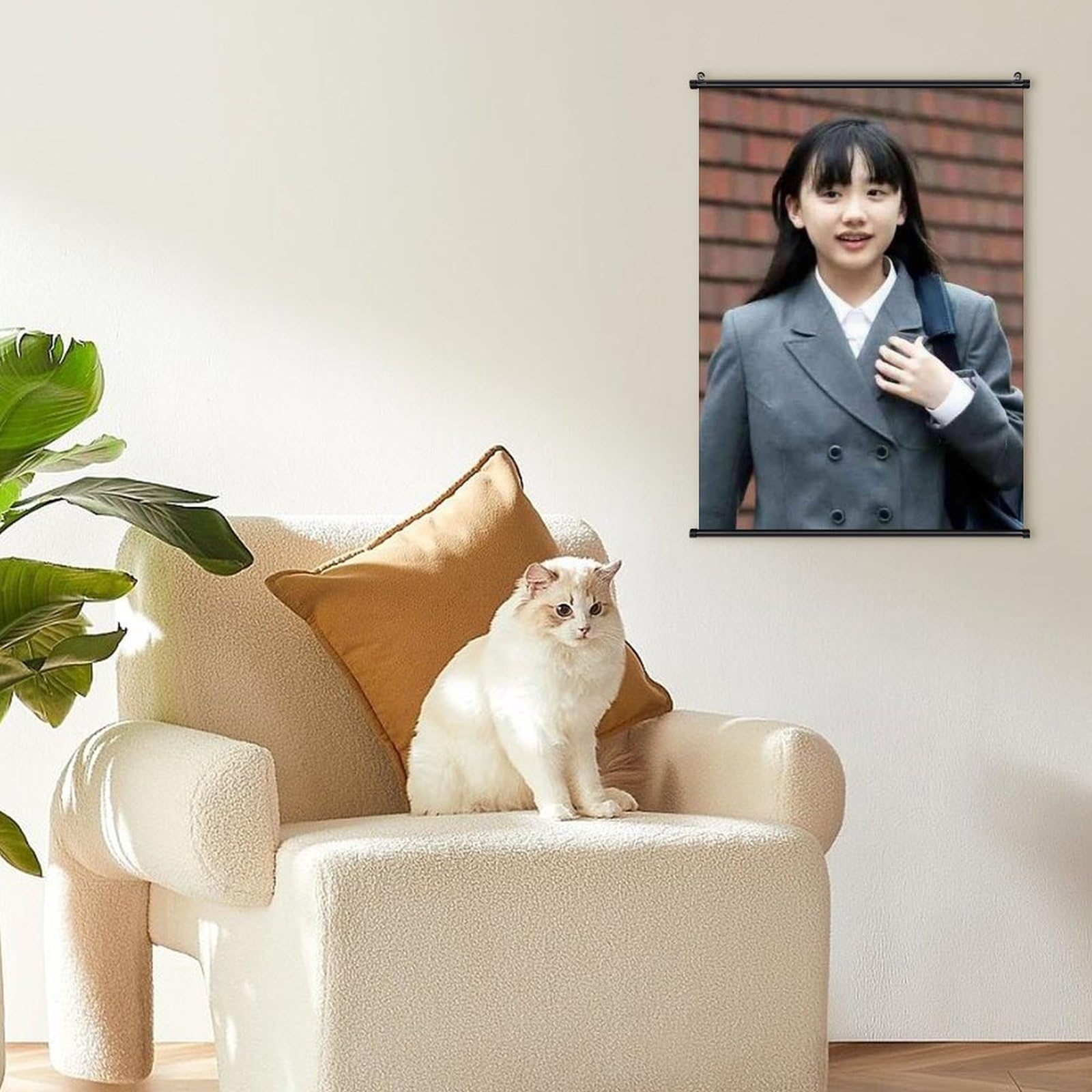 Amazon.co.jp: 芦田愛菜 掛ける絵 タペストリー スクロール 壁掛け