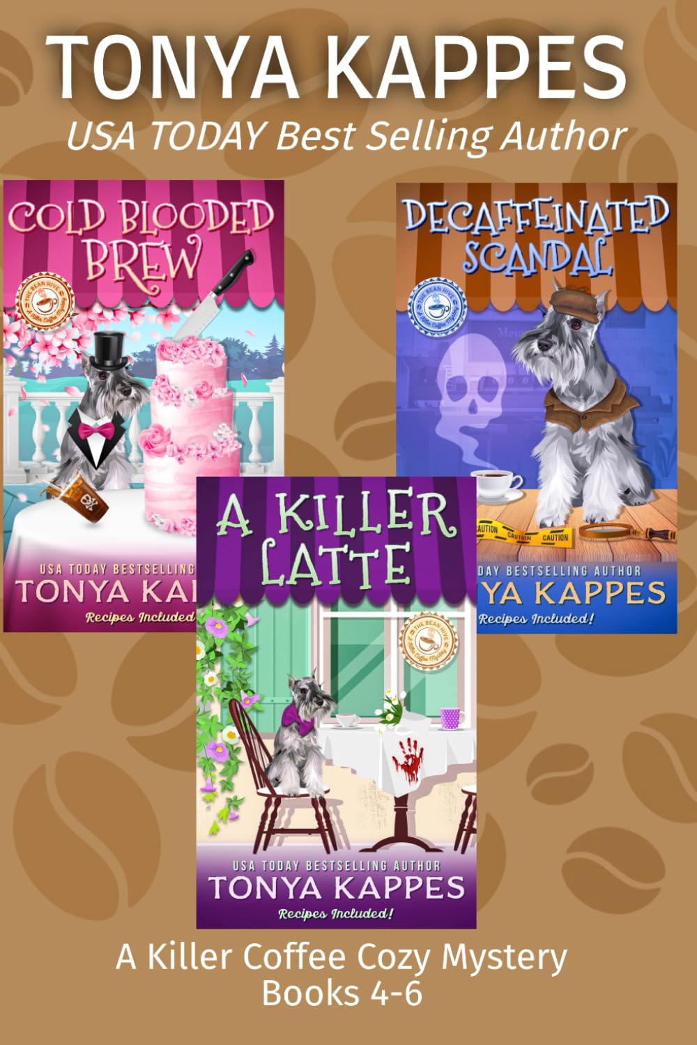 A Killer Coffee Mystery Series Books 4-6 (Tonya Kappes Books Cozy Mystery Collections)