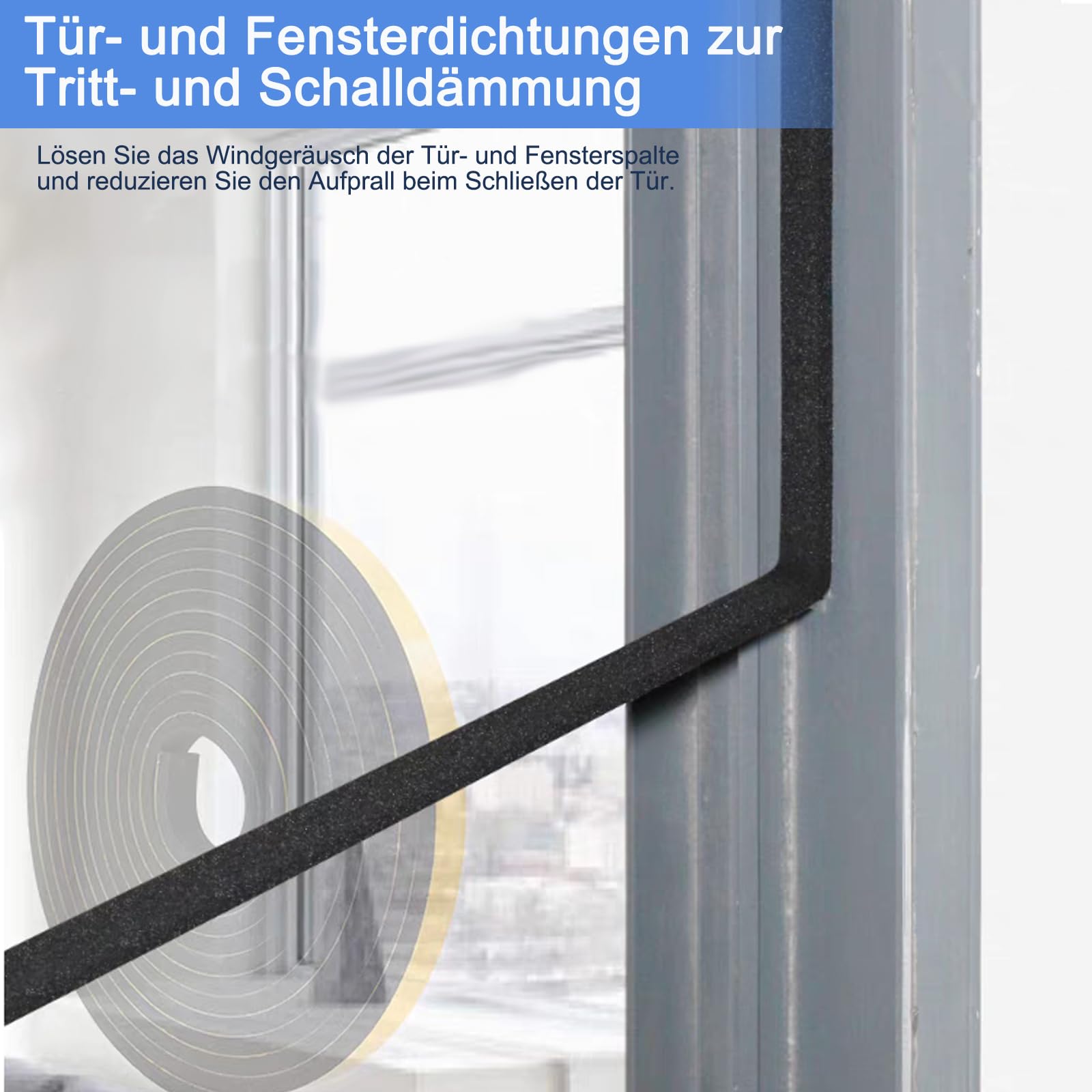 10 M Ceramic Hob Sealing Tape, 7 Mm X 2 Mm Foam Rubber Sealing Tape