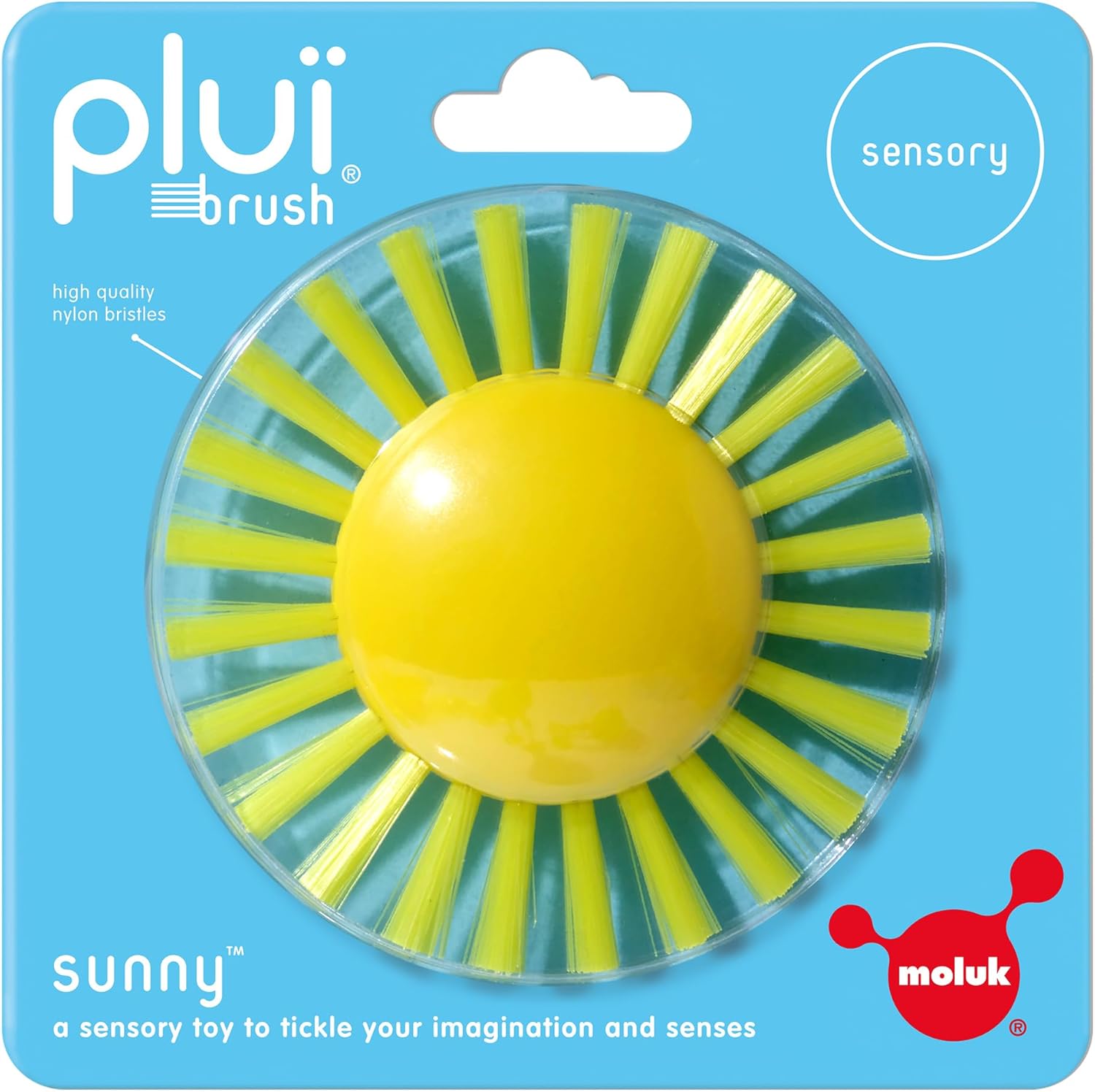 Fat Brain Toys Plui Brush - Sunny by MOLUK - Plui Brush by MOLUK - Sunny