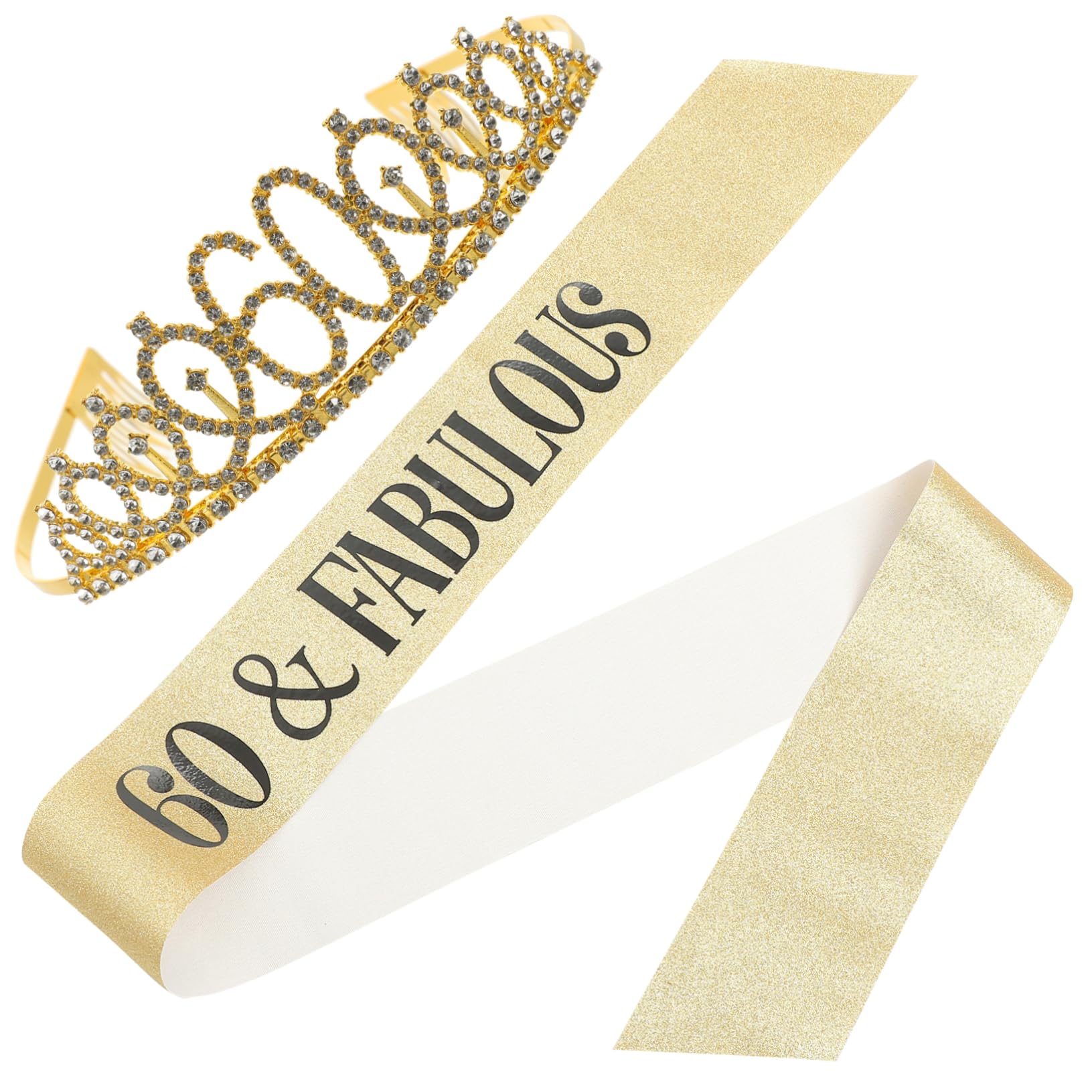 TOYANDONA 4juegos Decoración De Cumpleaños Años Para Mujer y Banda Accesorios Elegantes Para Fiesta De Cumpleaños Para Celebraciones y Eventos Especiales