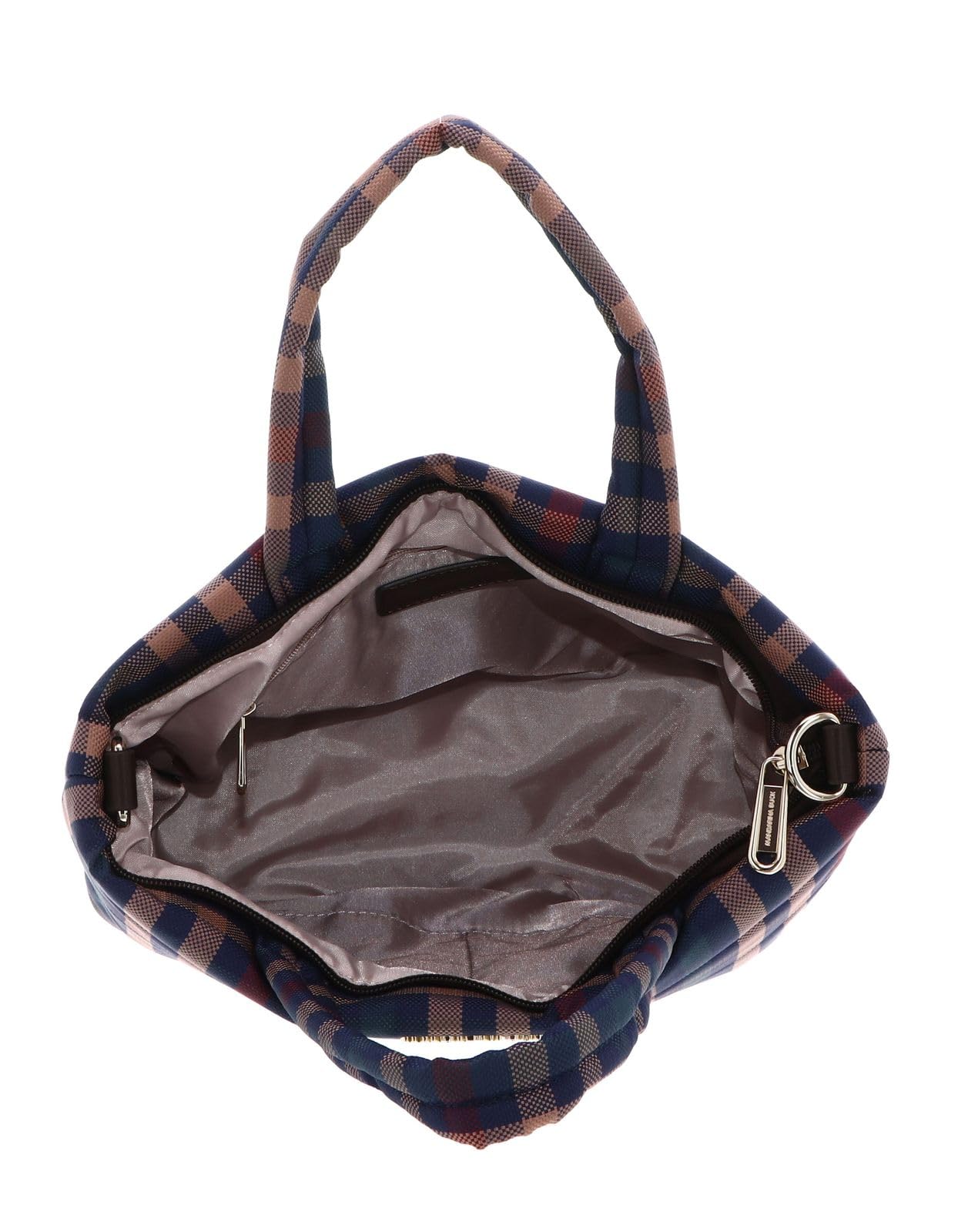 Mandarina Duck borsa a tracolla Tartan Tote Tartan Brown multicolore