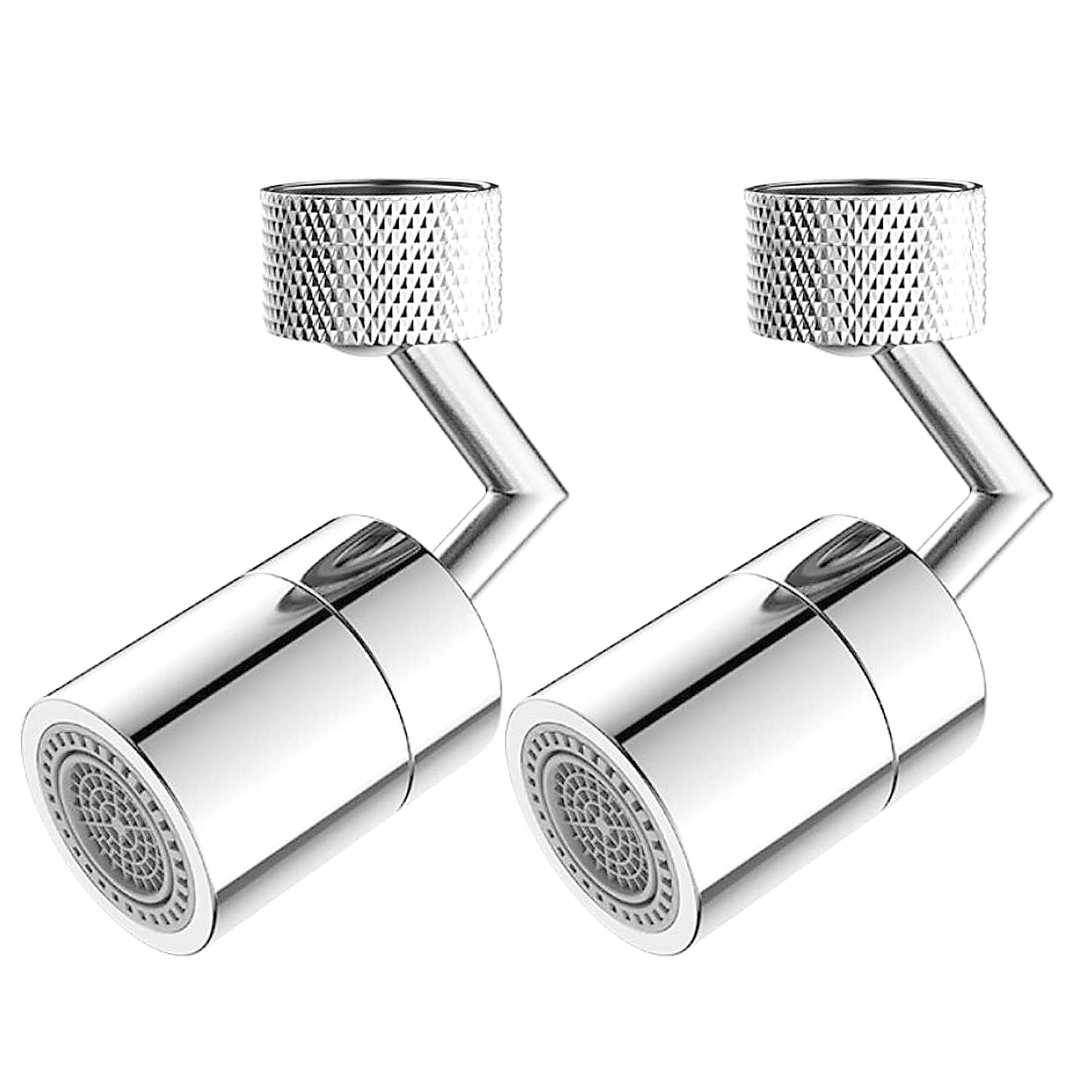 2 Pack Sink Faucet Aerator, 720 Degree Big Angle Swivel Aerator Dual Water Flow Modes, Kitchen Faucet Aerator, Eye Wash Station for Face Washing, Gargle and Eye Flush 55/64 Inch-Female Thread-Chrome (B08K7CRBMY) Amazon Price History, Amazon Price Tracker