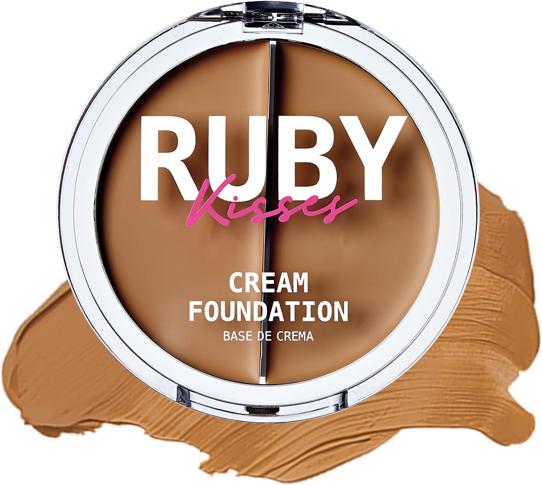 Ruby Kisses3D Face Creator Cream Foundation & Concealer, 12 Hours Long Lasting, Medium to Full Coverage, Non-Greasy, Ideal for Makeup & Contour Palette (Level 8)