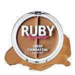 Ruby Kisses 3D Face Creator Cream Foundation & Concealer, 12 Hours Long Lasting, Medium to Full Coverage, Non-Greasy, Ideal for Makeup & Contour Palette (Level 8)