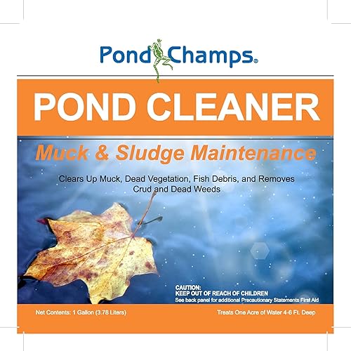 Miniatura 2 de Pond Champs Limpiador de estanques - Bacterias beneficiosas - Seguro para peces Koi y Gold - 1 galón