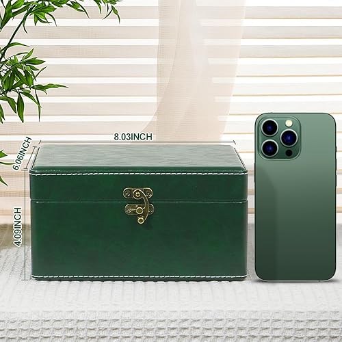 Miniatura 2 de Reproductor de CD recargable retro con altavoces mejorados, transmisión inalámbrica Bluetooth, reproductor de música portátil, Boombox, verde oscuro