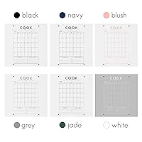 Vista 4 de Clear Acrylic Family Calendar with Personalized Family Name and Bottom Sections