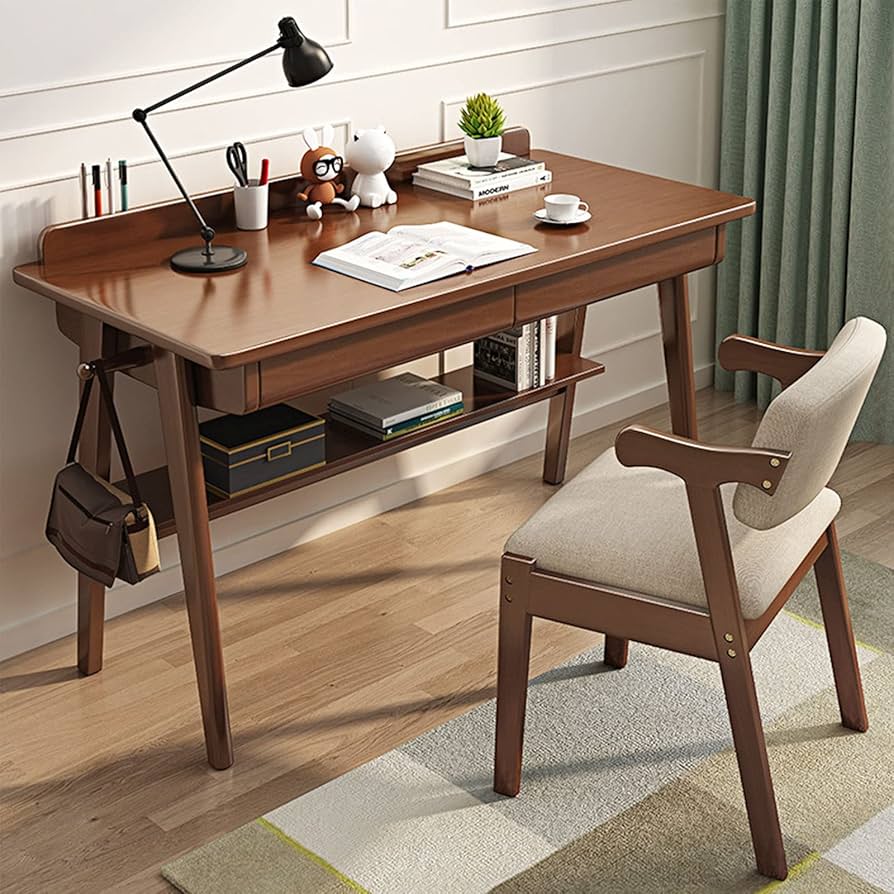 大幅値下げ！【美品】ヴィンテージのライティングデスク（引き出し付き） Amazon.co.jp: ビンテージ 木 引き出し付き 収納棚付き 多目的