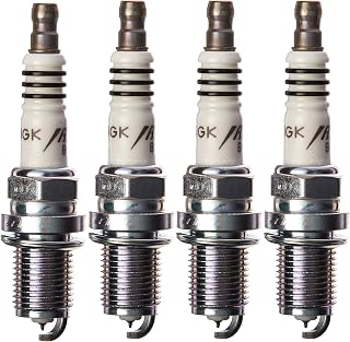 NGK LKAR6AIX-11 Iridium IX Spark Plugs 4 Pack - Extreme Ignitability, Superior Durability for Performance Engines