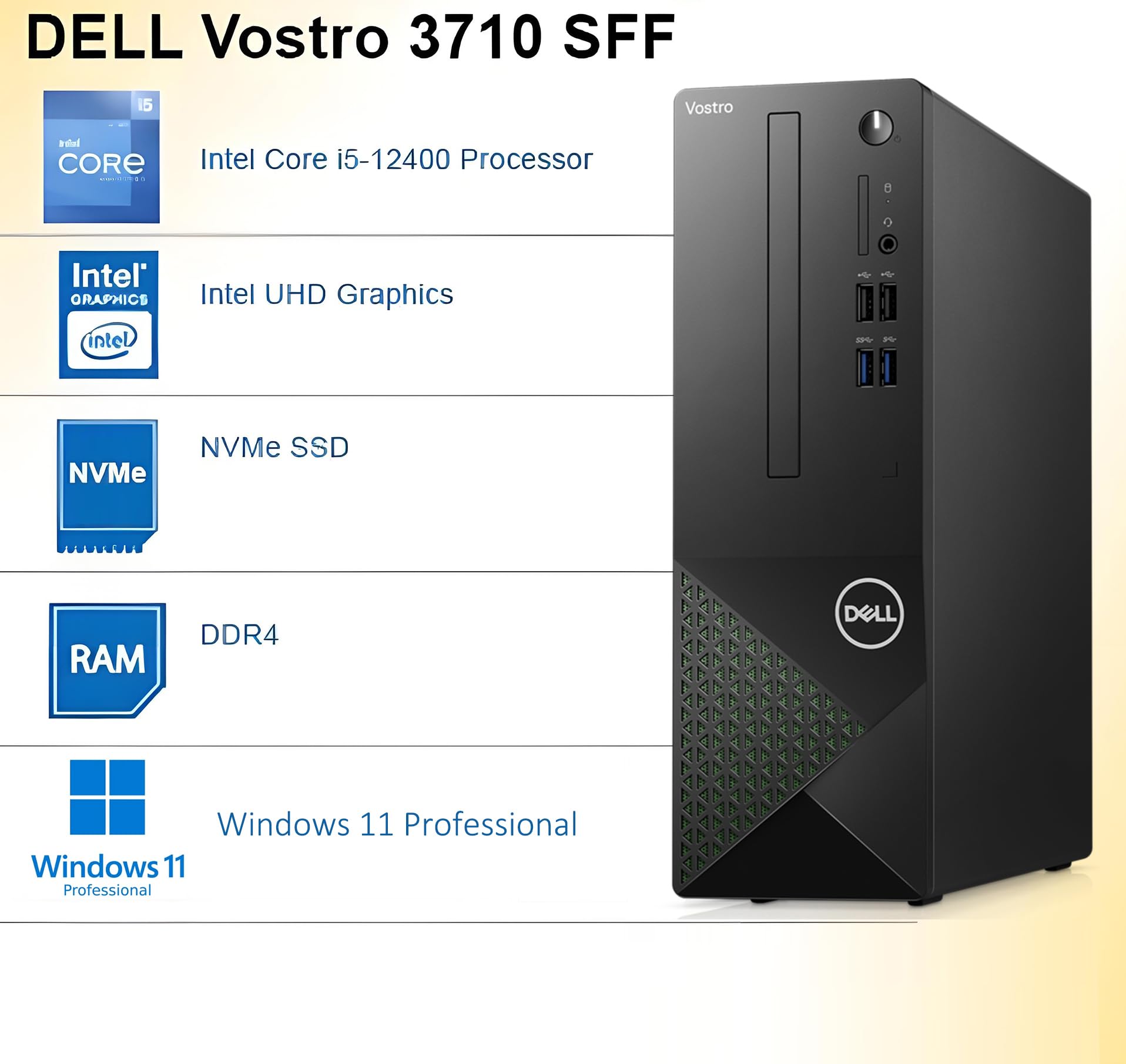 Windowsデスクトップ DELL Vostro 12400 32GB RX6400 4GB サファイアRX6400挿せます』 Dell Vostro 3710 スモールシャーシ Core