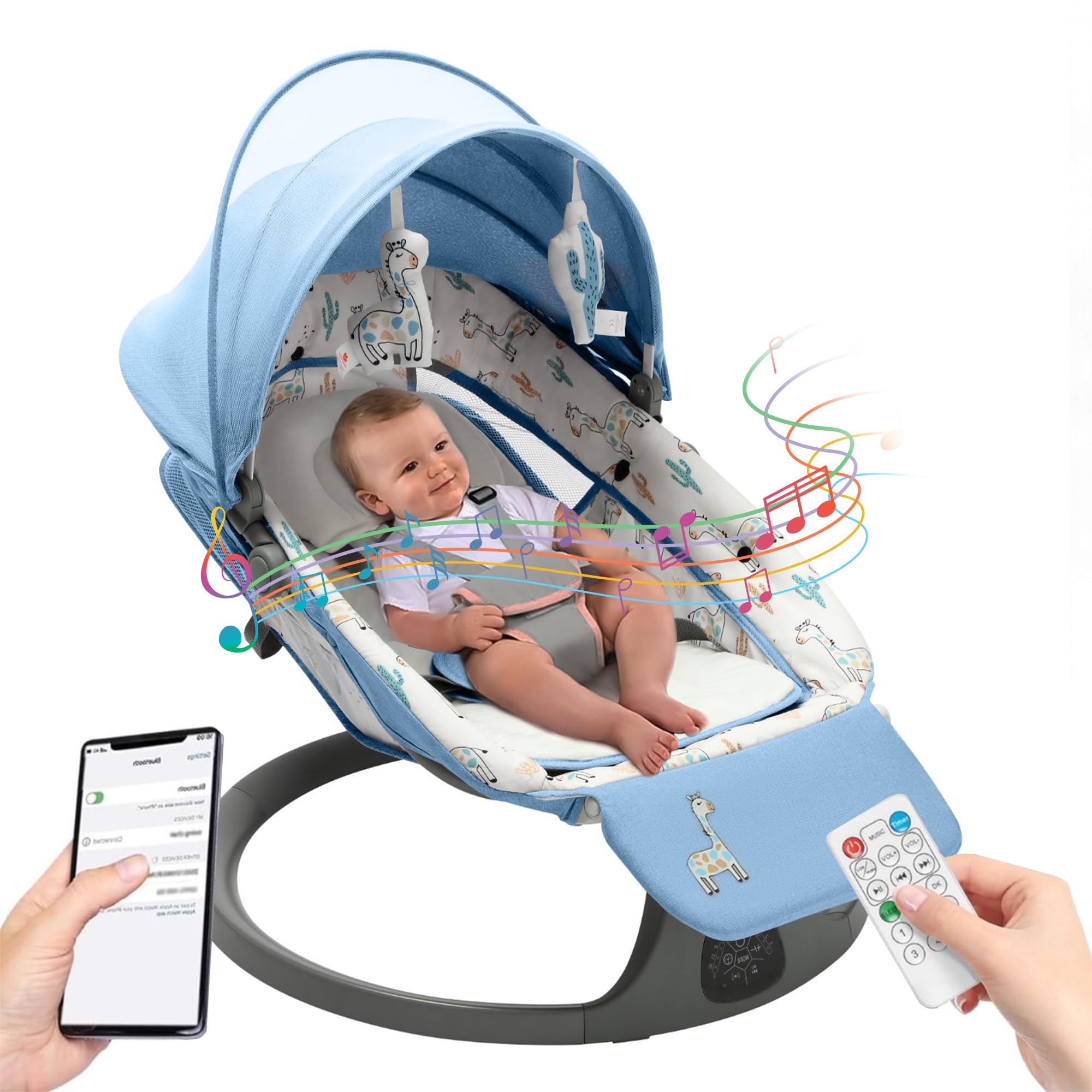 Electric Swing Cradle Baby Thottil Automatic BABYHUG Beryl