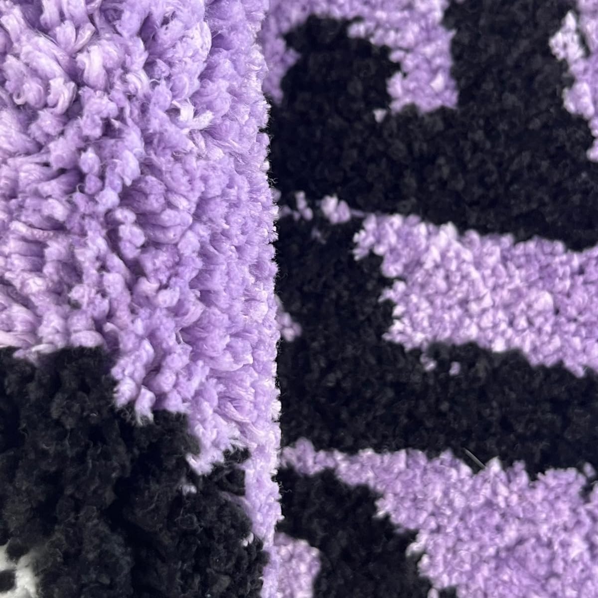 LAKEA Purple Crystal Ball Tufting Rug Bedroom Mat Soft Bathroom Foot Pad Living Area Carpet Anti-Slip Hallway Rug Aesthetic Home Room (29.5X22.8 inch)
