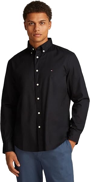 Tommy Hilfiger CORE FLEX POPLIN SOLID RF SHIRT Gömlek Erkek