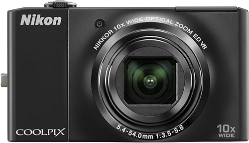 Nikon Coolpix S8000 - Cámara digital de 14.2 MP con zoom óptico con reducción de vibración (VR) de 10x y LCD de 3.0 pulgadas (negro) Negro -,Champán
