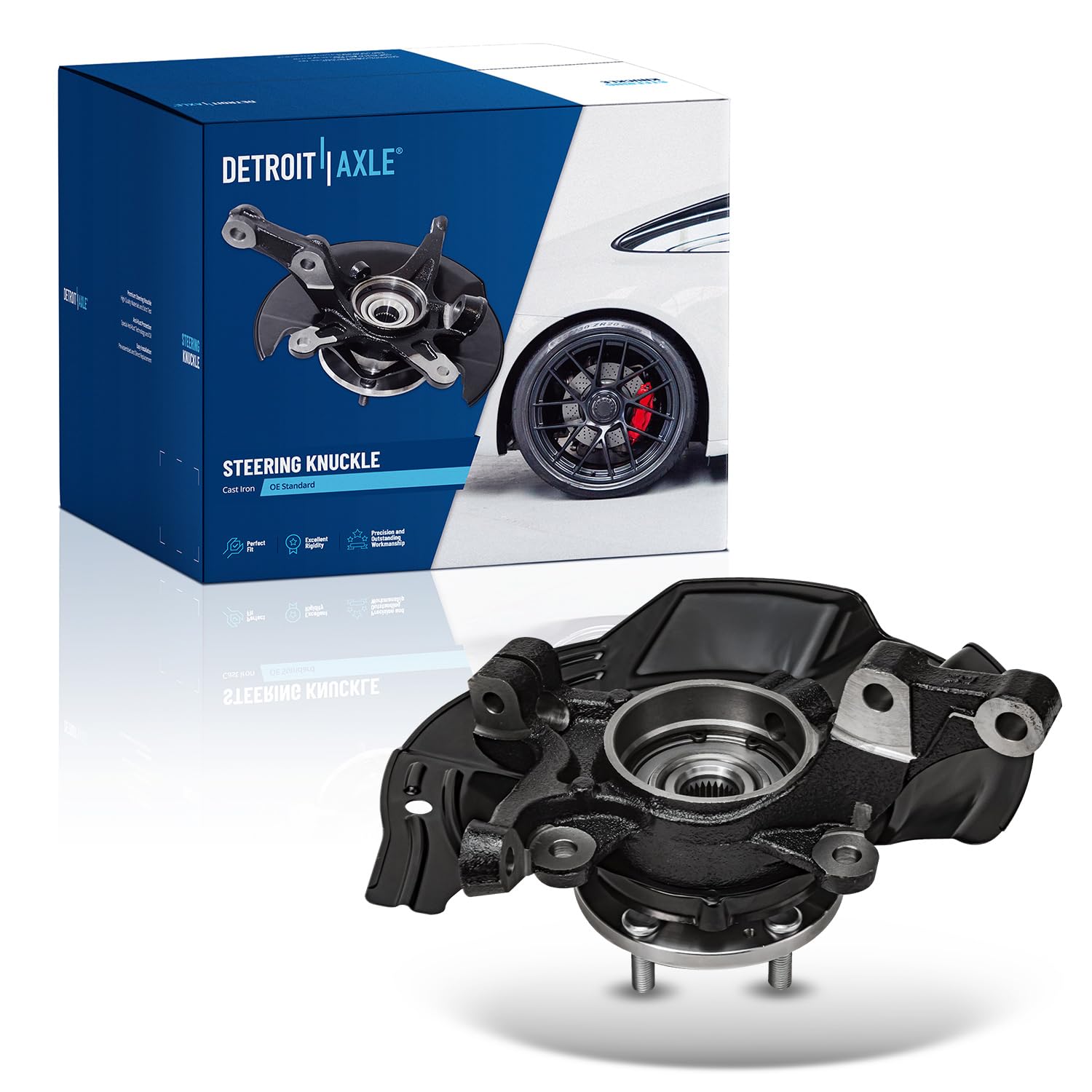 Detroit Axle - Front Right Steering Knuckle for 2011 Kia Optima