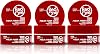 RedOne Hair Styling Aqua Wax Red 3x 150 ml | Edge Control | Hair Gel Wax | Ultra Hold | Strawberry Scent | Men & Women Hair Wax | Maximum Control 3 PCS