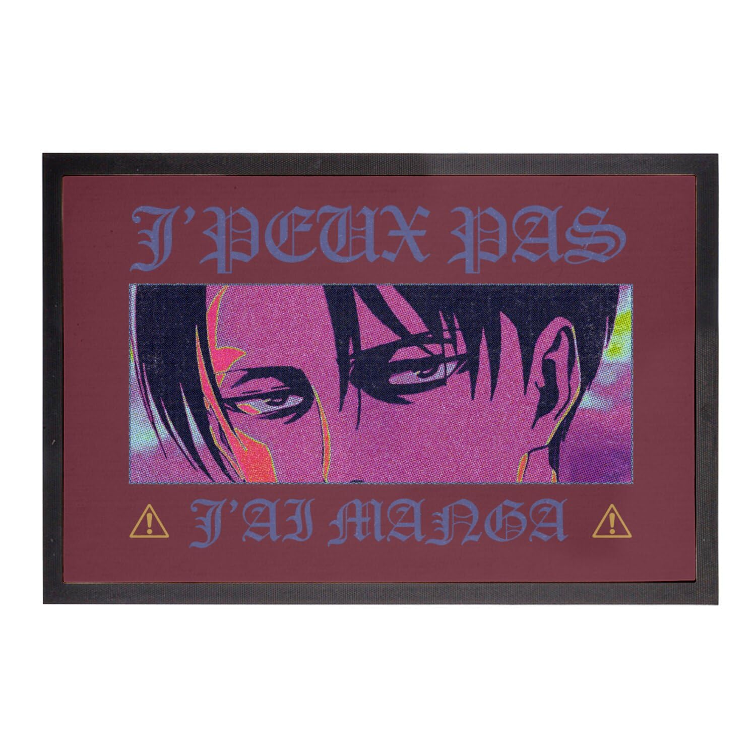 Paillasson Rouge Levi Anime Manga Fabulous 75x50cm