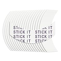 Vista 57 de Sunshine Tape 1522 Tiras de cinta para peluca Fabricadas en Estados Unidos Paquete de 36 Contorno AA Cinta adhesiva transparente de doble