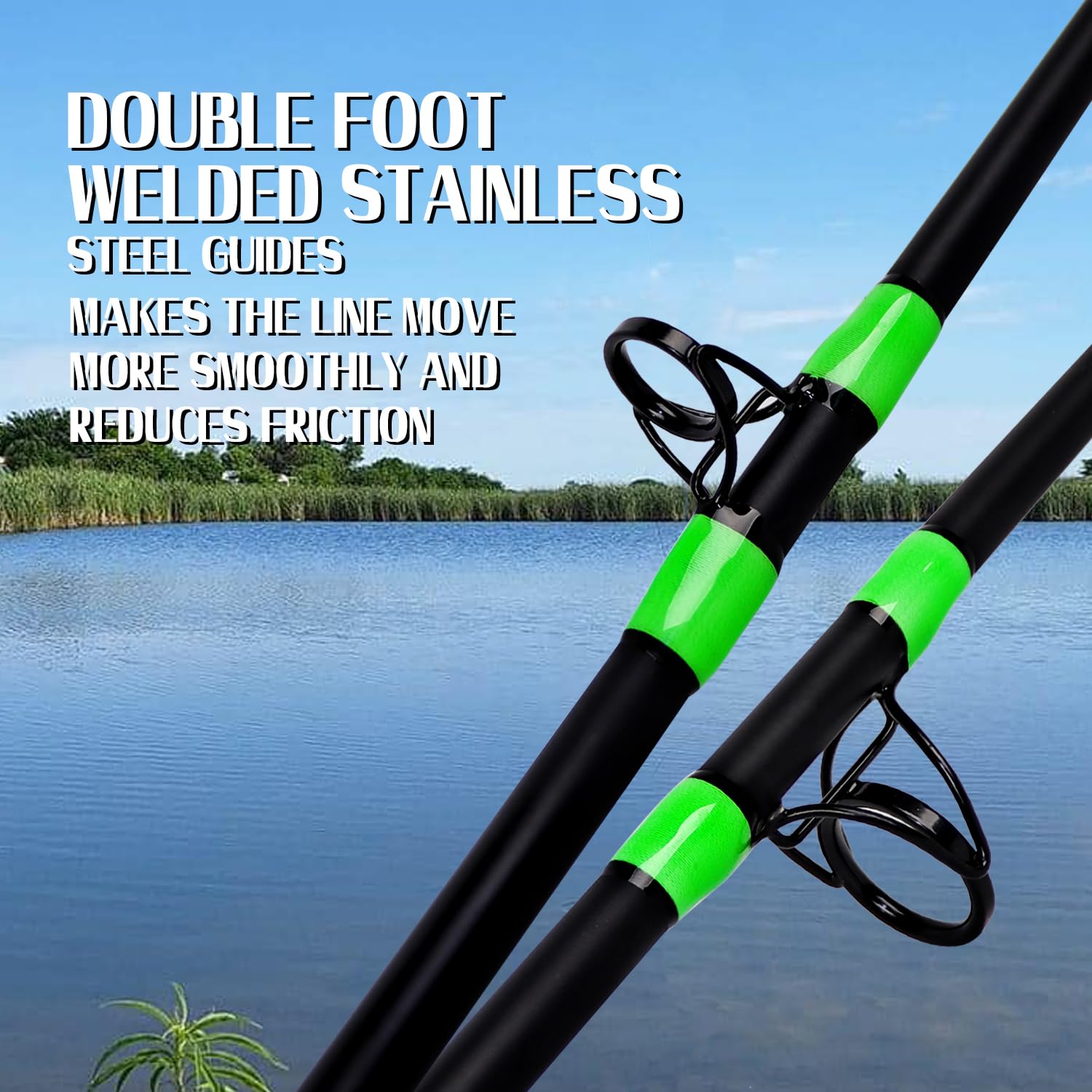 Fiblink Catfish Fishing Rods 7'6