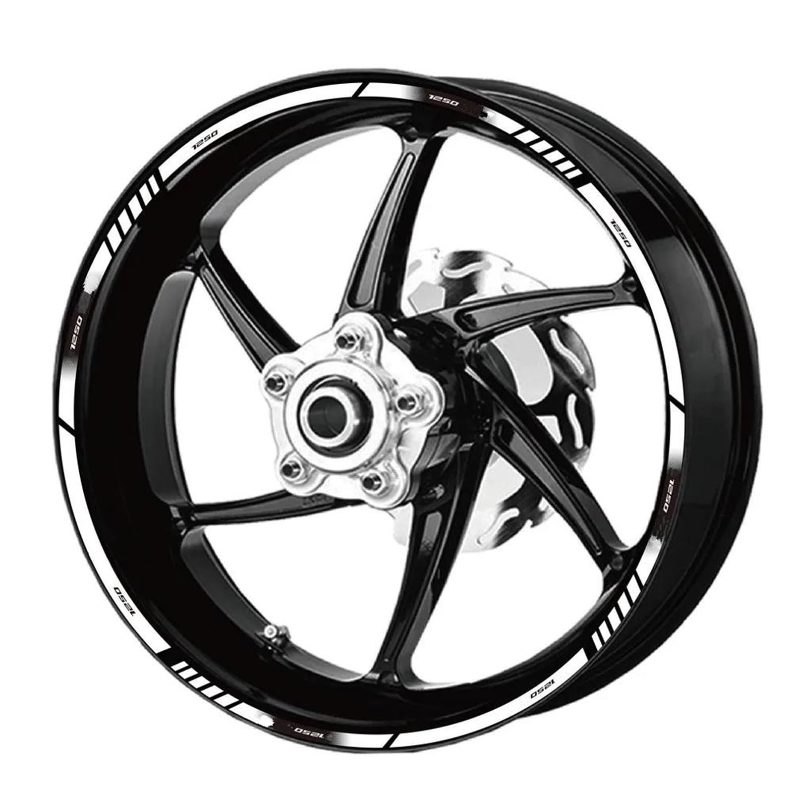 Reflektierende Aufkleber Für Die Innere Felge des Motorrads, Streifen, Felgenaufkleber Für BMW R1250GS, R 1250 Gs, R1250(Style 4)
