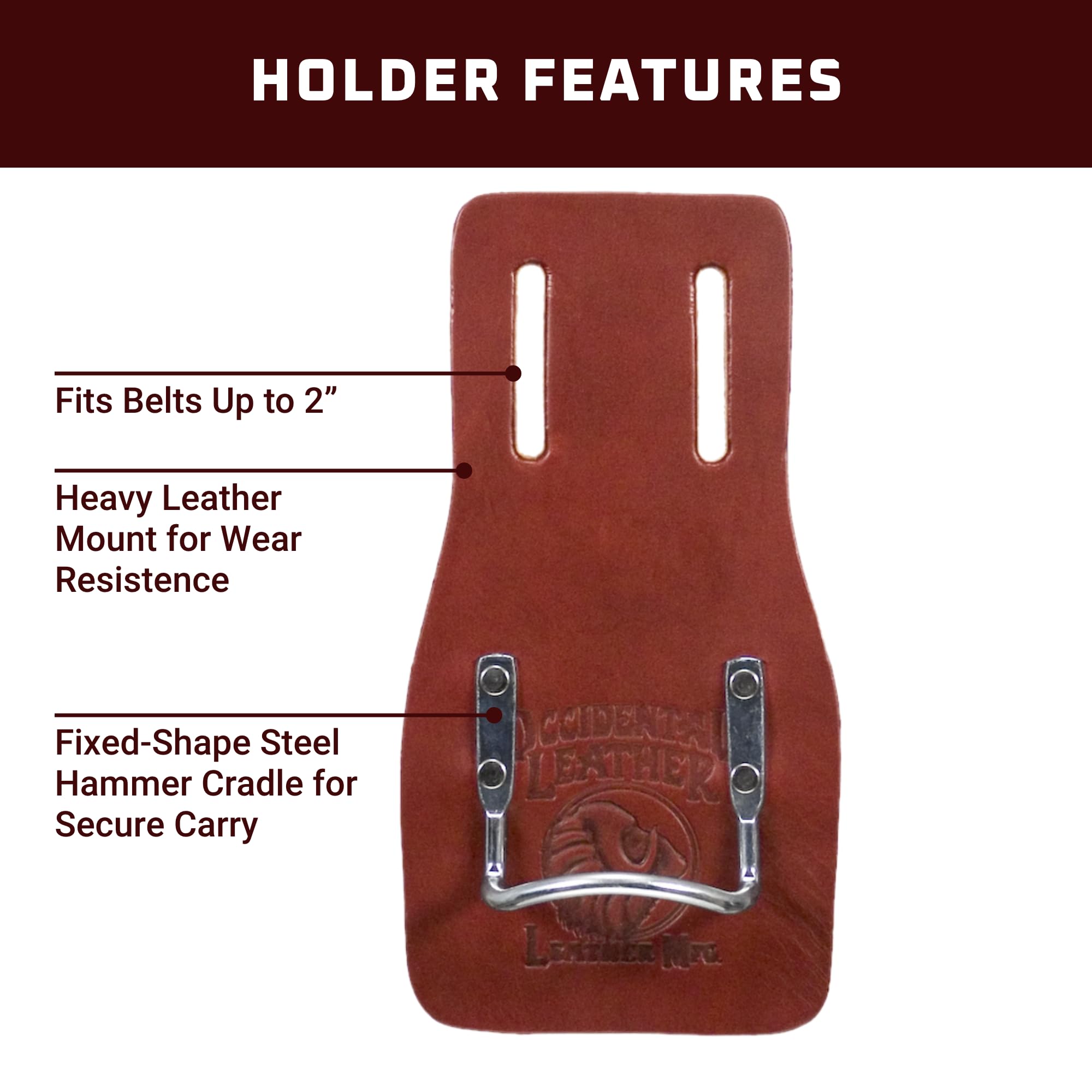 Occidental Leather 5156 (cuna soporte de martillo