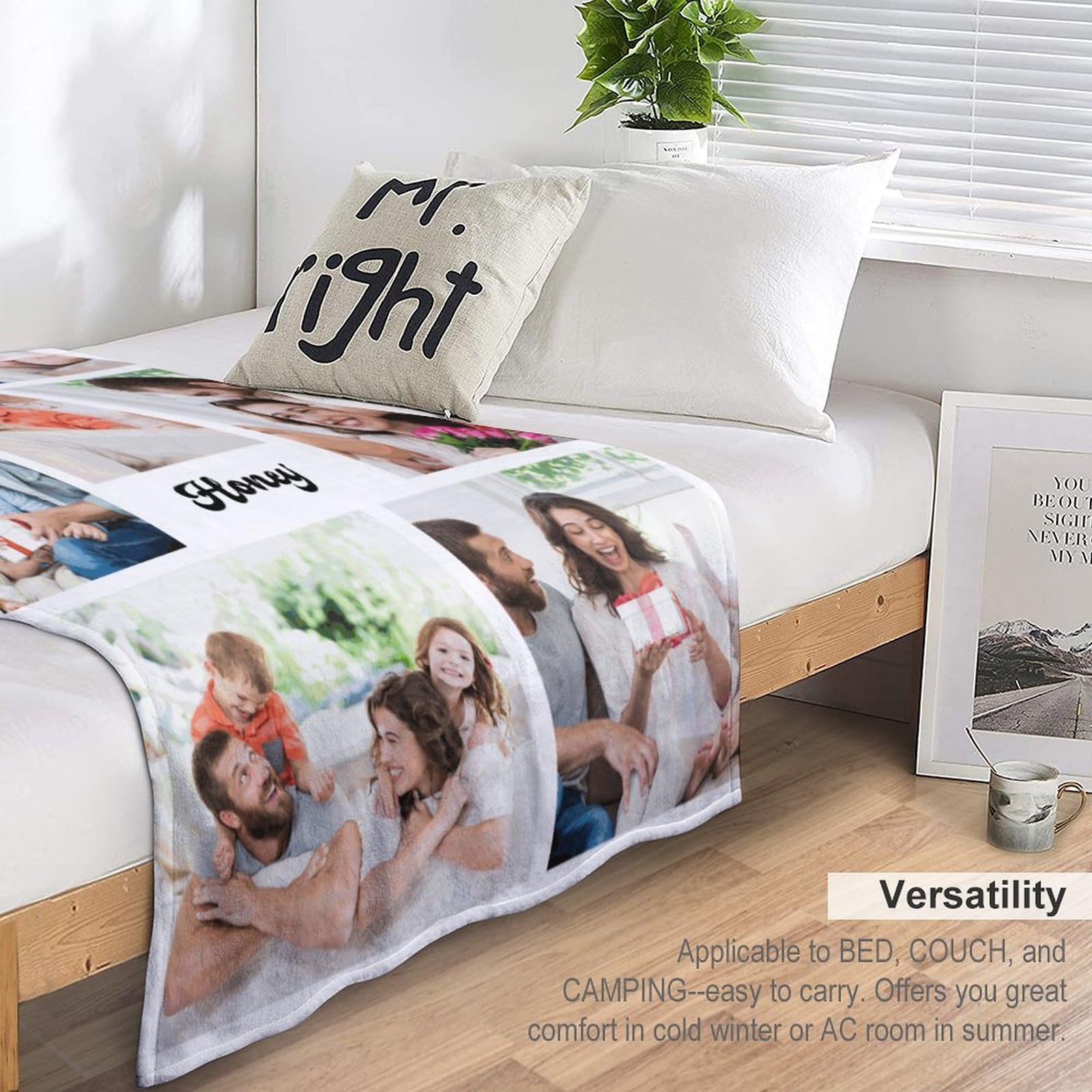 Personalised Blanket,Custom Blanket with Words Picture Collage Customized  Blankets, Birthday Souvenir Gifts Personalized Throw Blanket for Father,  Mom, Kids, Dogs, Friends Or Lover : Amazon.co.uk: Home u0026 Kitchen