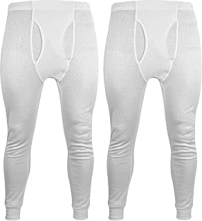2 Pack Mens Thermal Long Johns Winter Warm Base Layer Thermal Underwear Bottoms